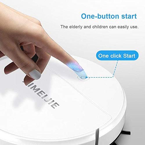 Smart Robotic Vacuum Cleaner for Home – USB Rechargeable Automatic Floor Sweeper | High Suction Silent Cleaning for Tiles, Marble, Wood & Thin Carpets