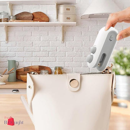 Portable Mini Sealing Machine 2-in-1 | USB Rechargeable Magnetic Heat Sealer & Cutter for Plastic Bags