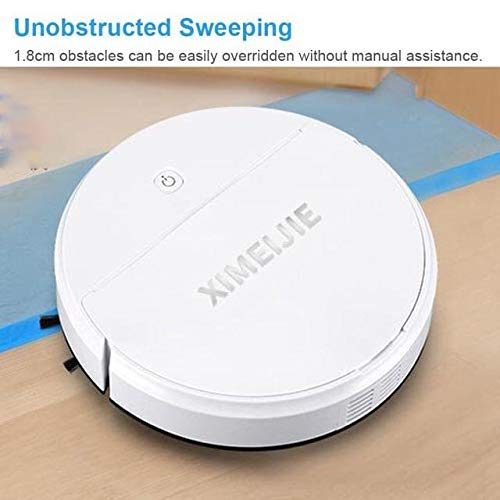 Smart Robotic Vacuum Cleaner for Home – USB Rechargeable Automatic Floor Sweeper | High Suction Silent Cleaning for Tiles, Marble, Wood & Thin Carpets