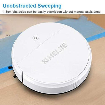 Smart Robotic Vacuum Cleaner for Home – USB Rechargeable Automatic Floor Sweeper | High Suction Silent Cleaning for Tiles, Marble, Wood & Thin Carpets