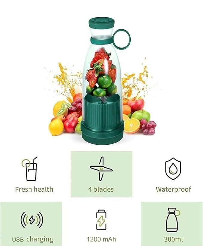 Travel Portable Mini Juice Blender – USB Rechargeable | Fresh Juice Anywhere