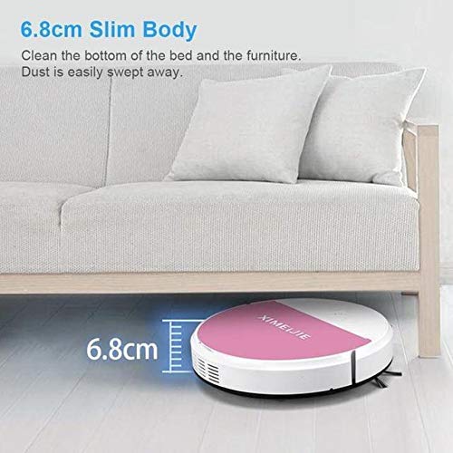 Smart Robotic Vacuum Cleaner for Home – USB Rechargeable Automatic Floor Sweeper | High Suction Silent Cleaning for Tiles, Marble, Wood & Thin Carpets