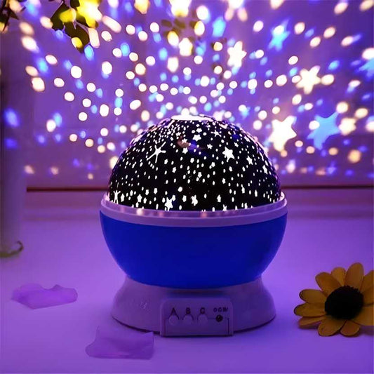 Star & Moon Galaxy Night Light – Soft Ambient LED Lamp for Bedroom