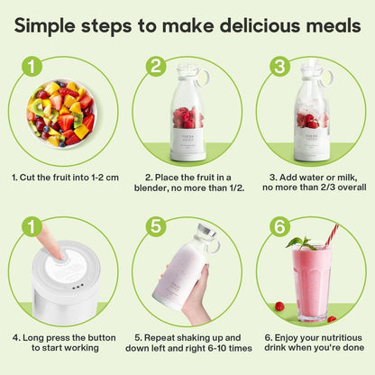 Traveler Portable Mini Juice Blender – Fresh Juice Anytime, Anywhere