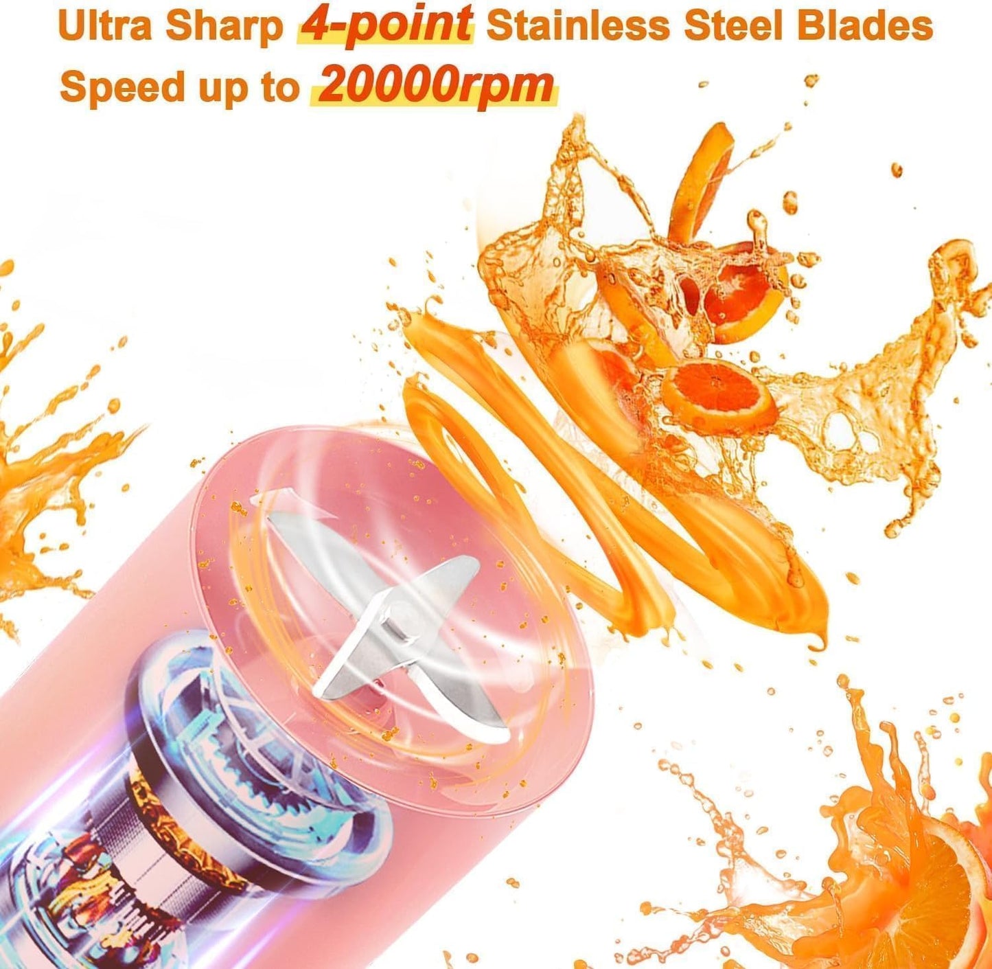 Traveler Portable Mini Juice Blender – Fresh Juice Anytime, Anywhere