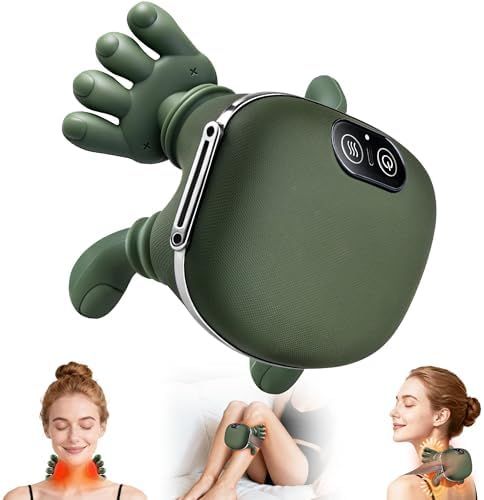 Portable Electric Massager for Neck & Shoulder Rechargeable Pain Relief Device