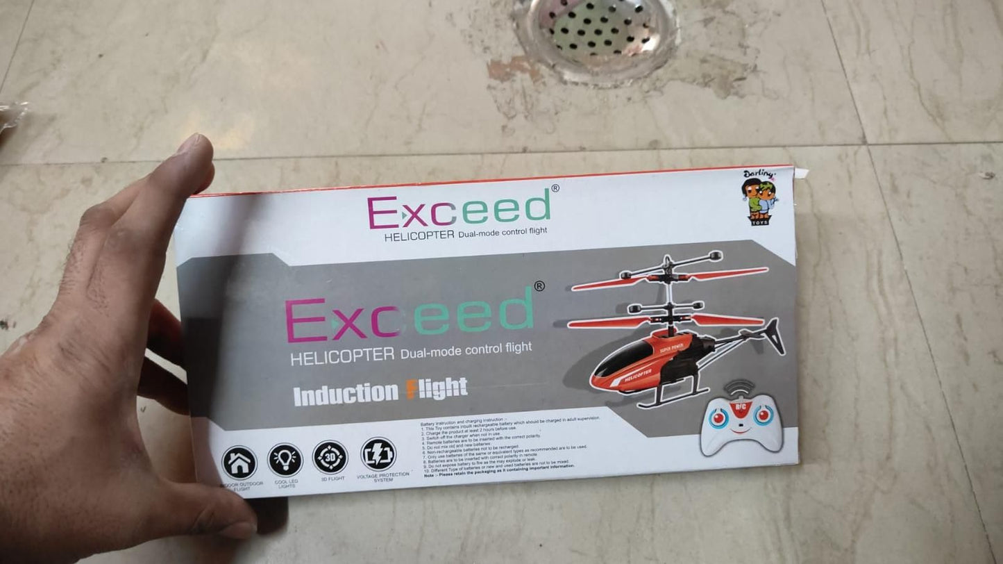 2-in-1 Flying RC Helicopter Toy for Kids – Auto Hover | Indoor & Outdoor | Cash on Delivery